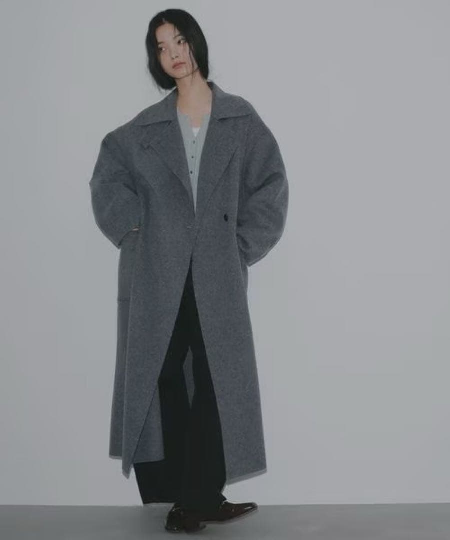 A part by カシープ3WAYスタンドロングコート　グレー