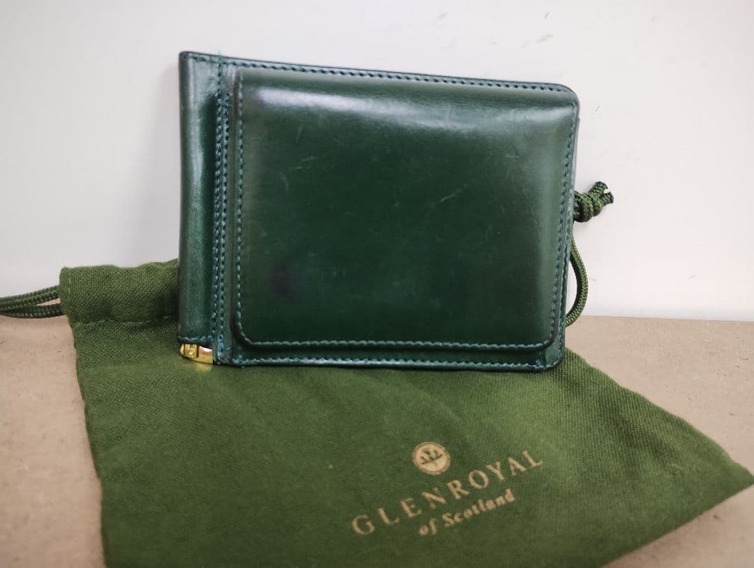 Glen  グレンロイヤル マネークリップ グリーン