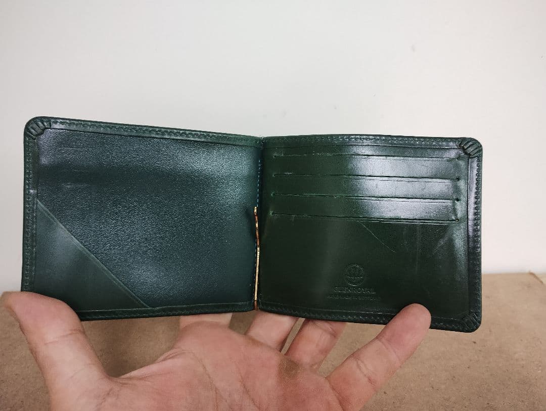 Glen  グレンロイヤル マネークリップ グリーン