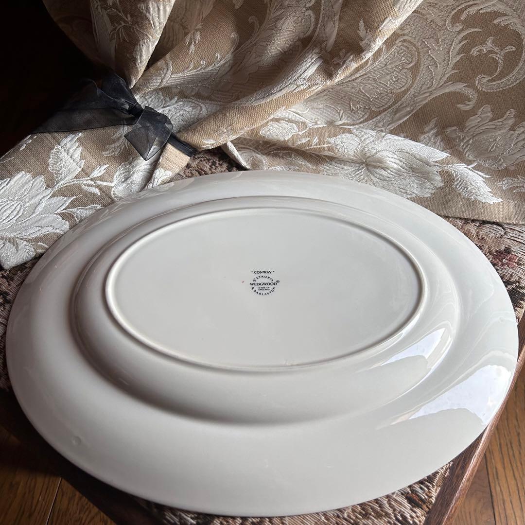 美品 英国製  Conway 英国の伝統美が息づく器ꕤ︎︎オーバル皿
