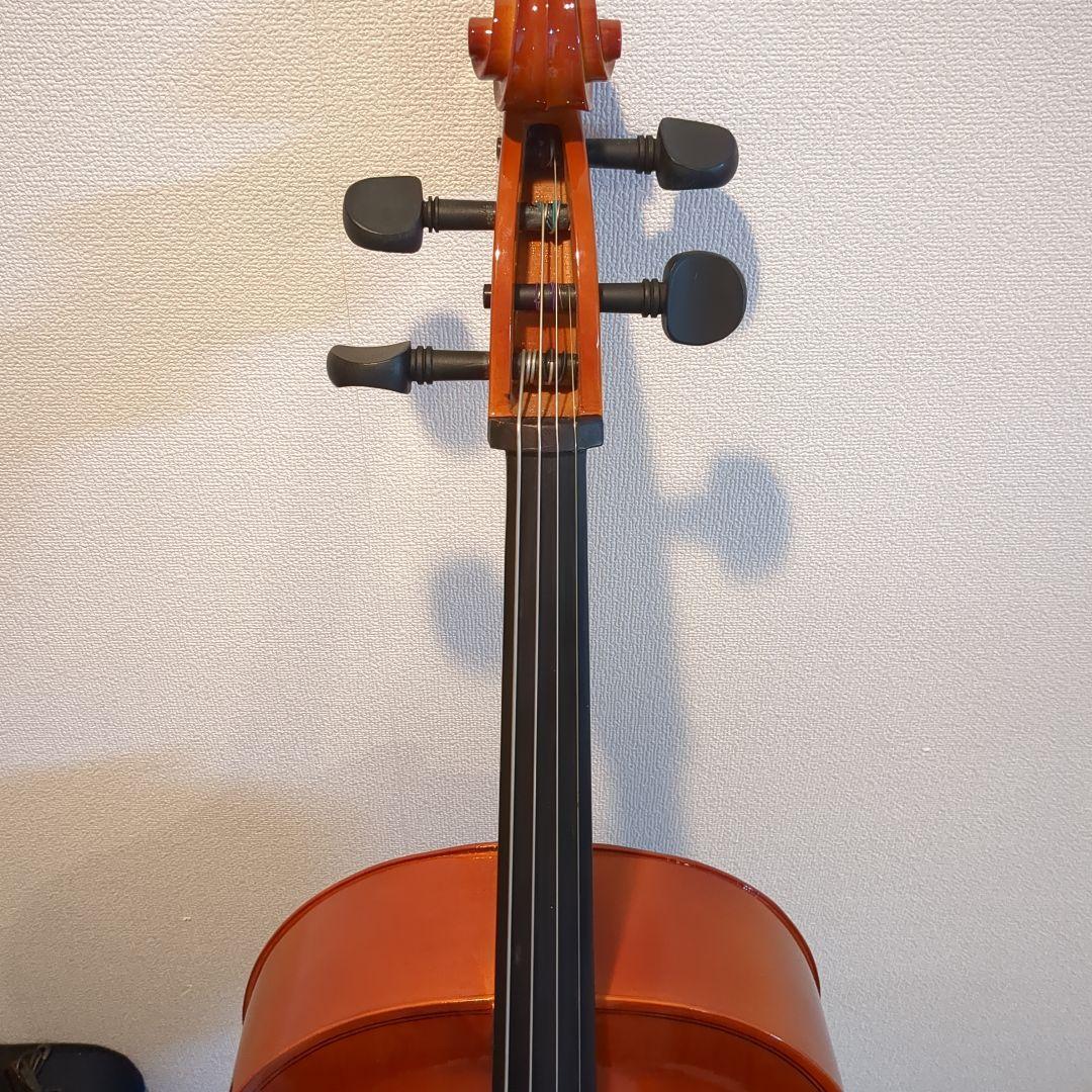 チェロ 　メーカー詳細不明　弓新品　4/4