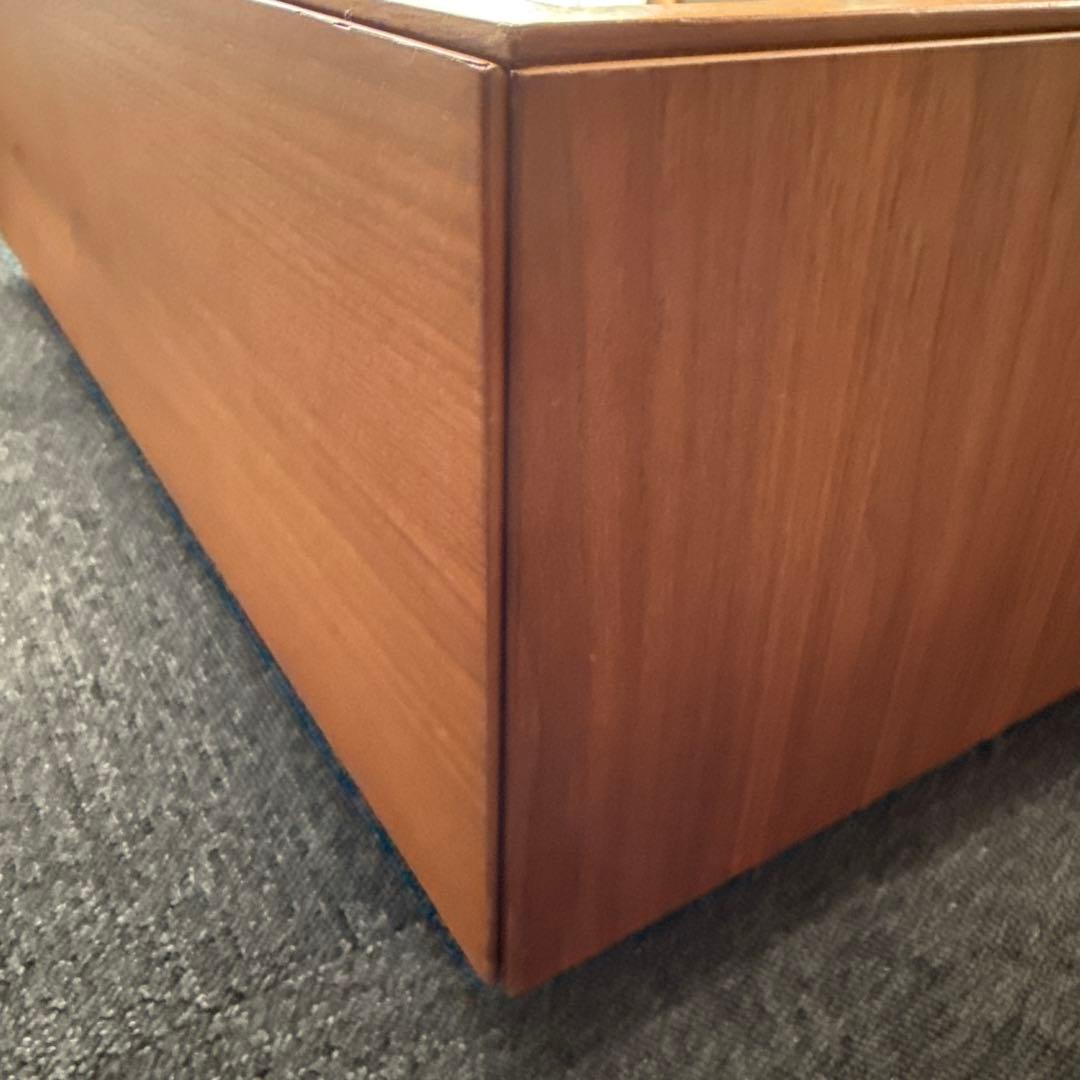 Actus fino アクタス　フィーノ ガラス　ローテーブル　引き出し