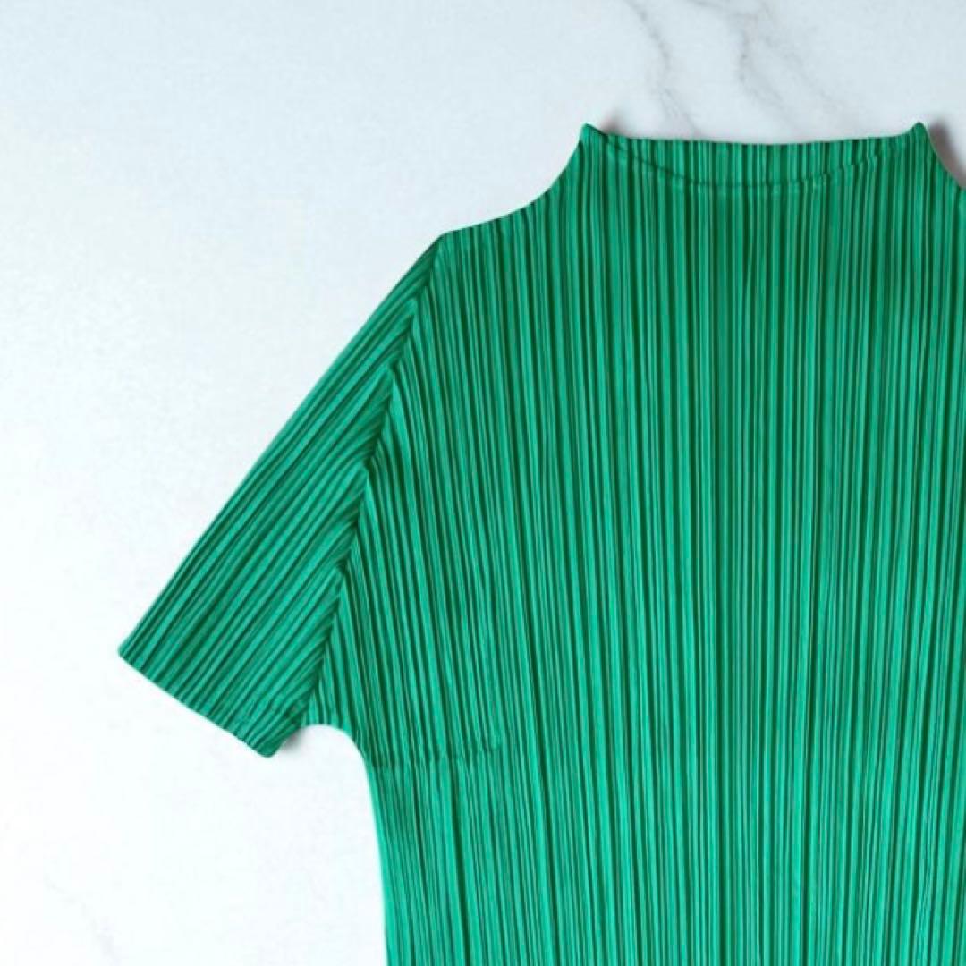美品✨PLEATS PLEASE プリーツプリーズ ハイネック半袖 L