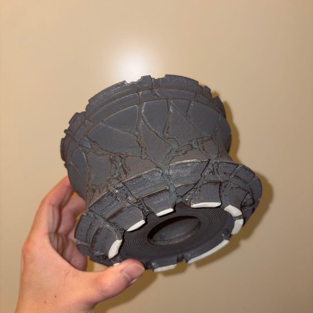 XL 植木鉢 作家鉢 グラキリス パキプス 恵比寿笑い 黒鬼城 晃山 チタノタ