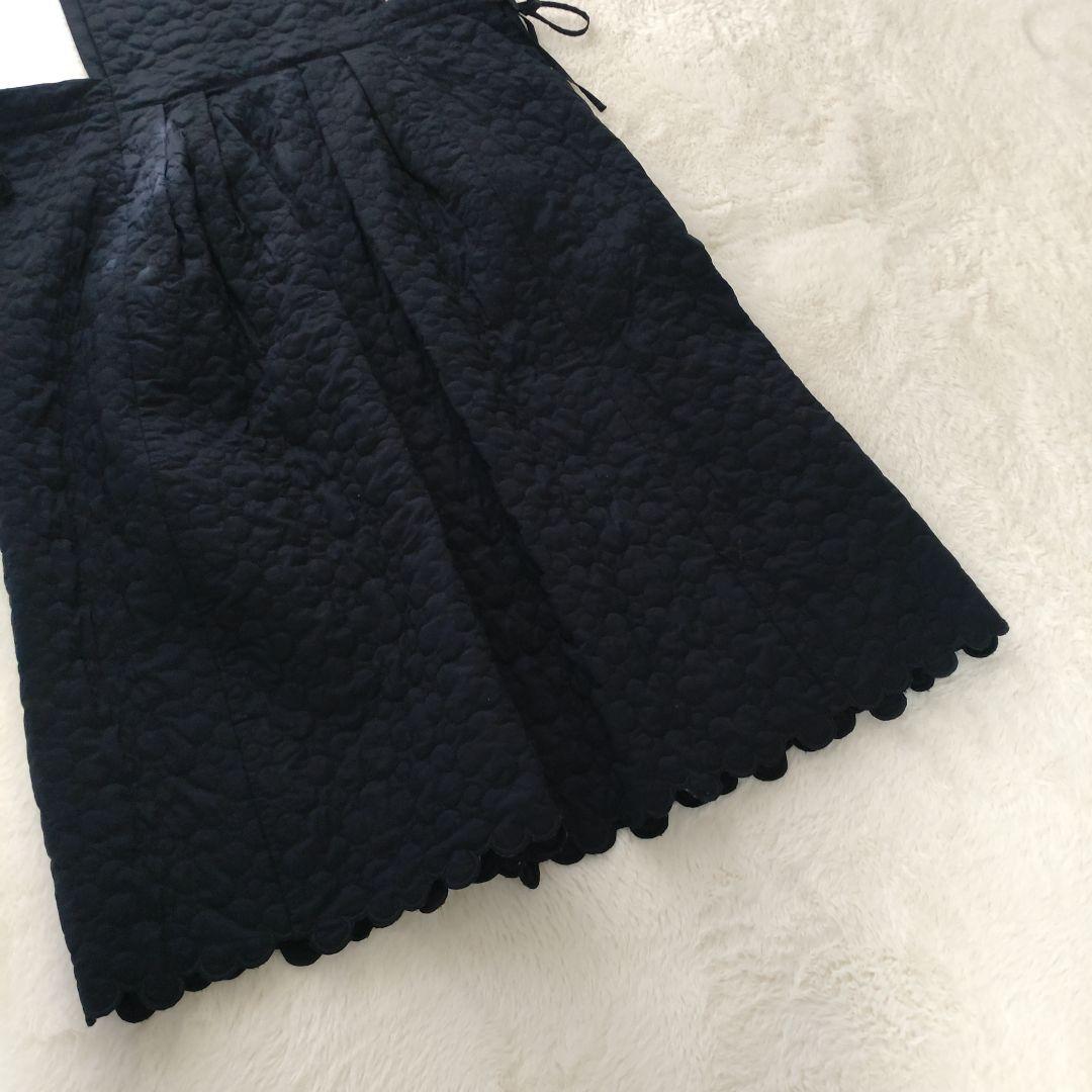 bulle de savon　ビュルデサボン　はなとまる　キルティングワンピース