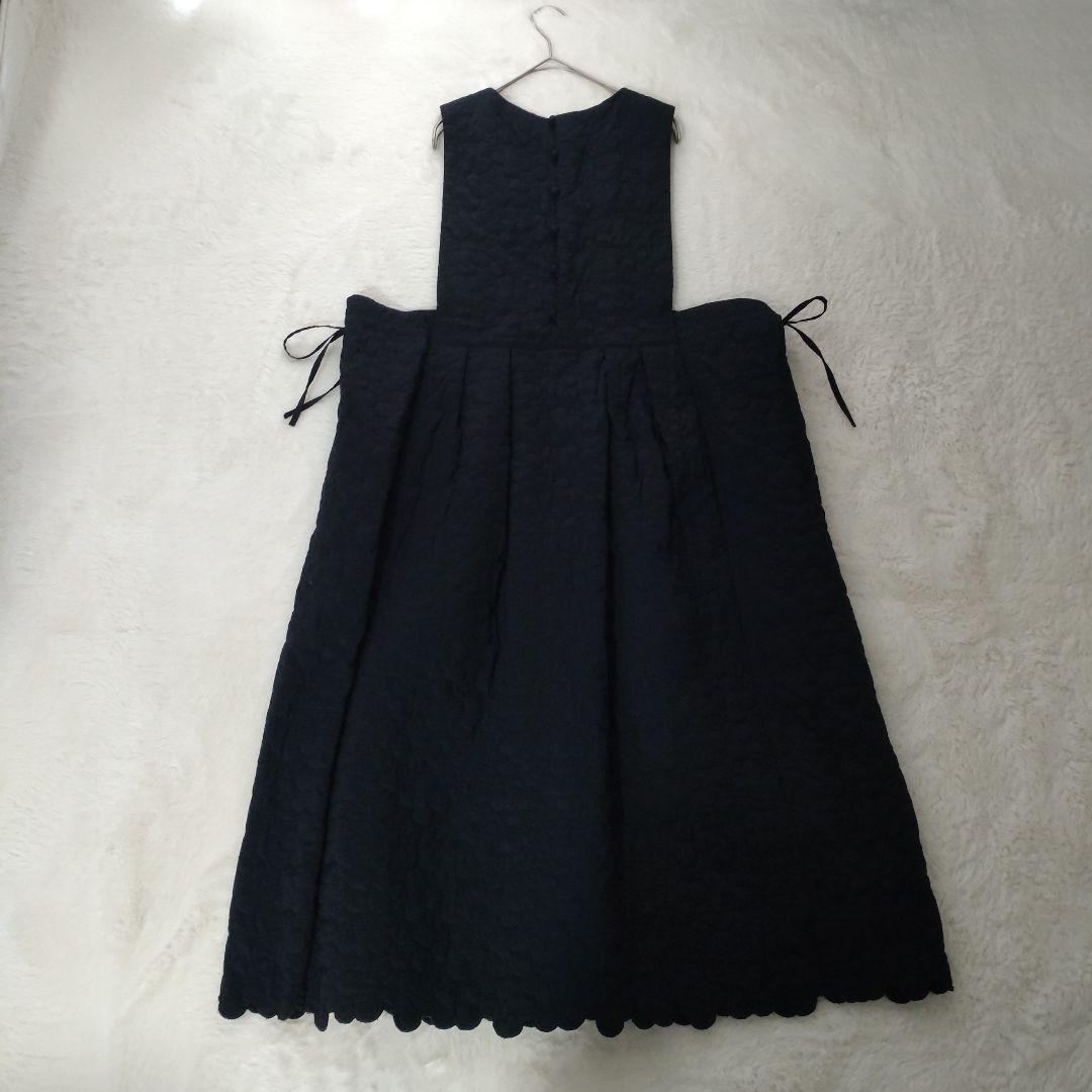 bulle de savon　ビュルデサボン　はなとまる　キルティングワンピース