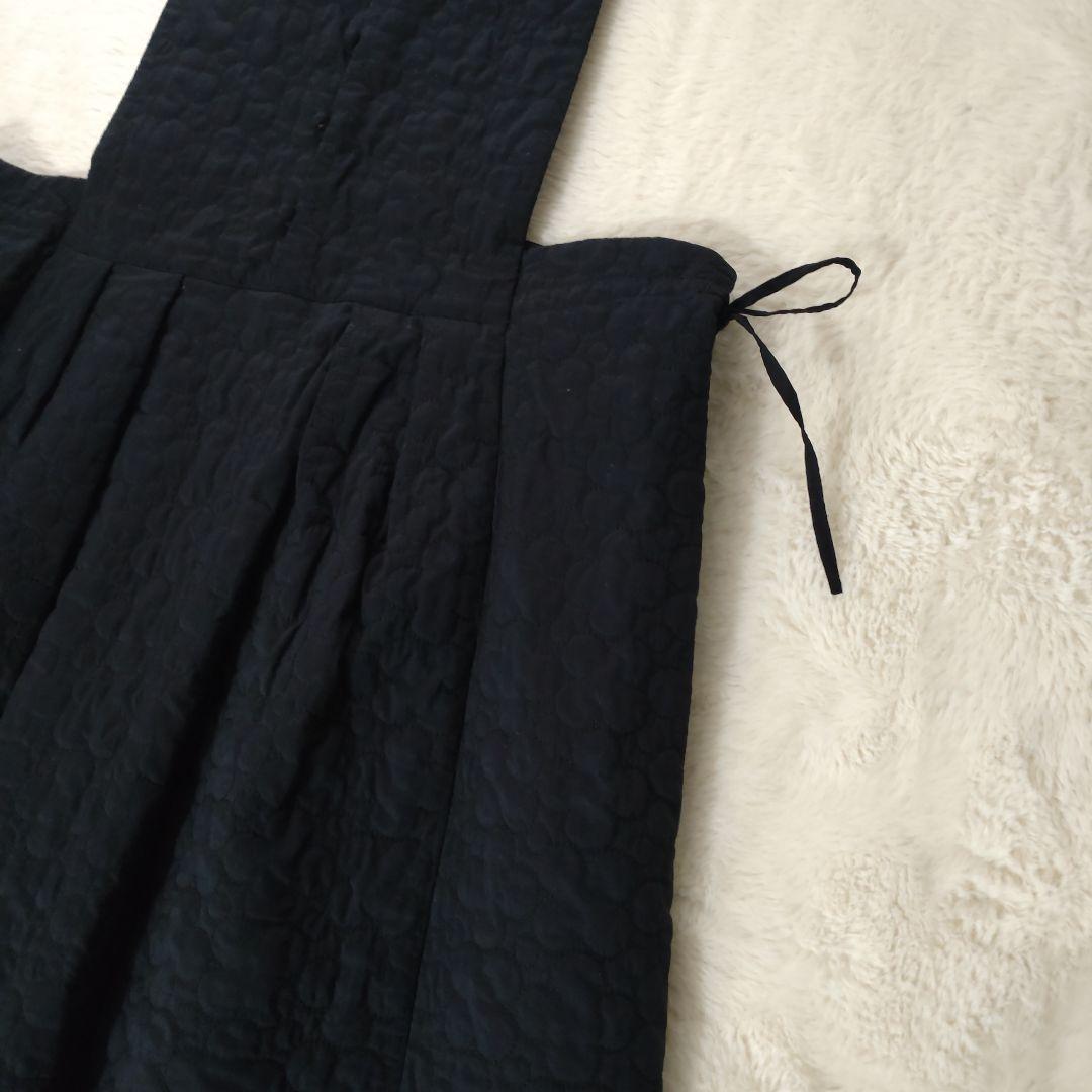 bulle de savon　ビュルデサボン　はなとまる　キルティングワンピース