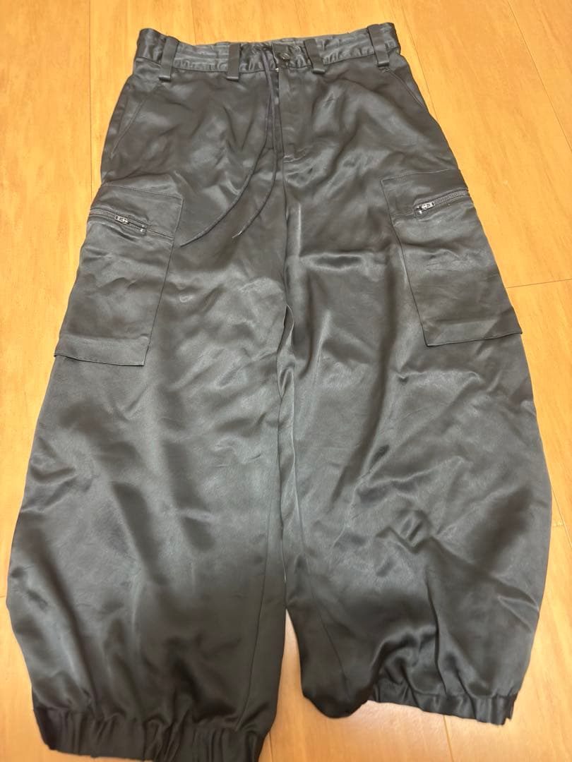 の*ん様 Y-3 黒 シルクパンツ