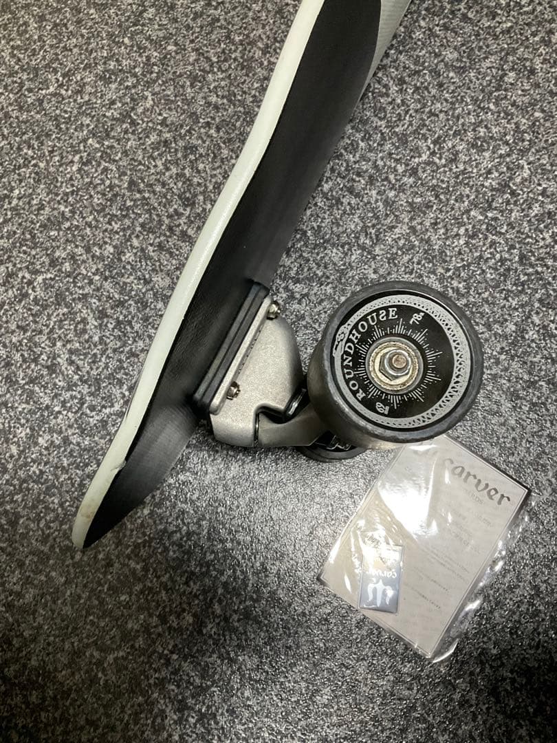 スケートボード CRVER 32.5 Black Tip Surfskate complete