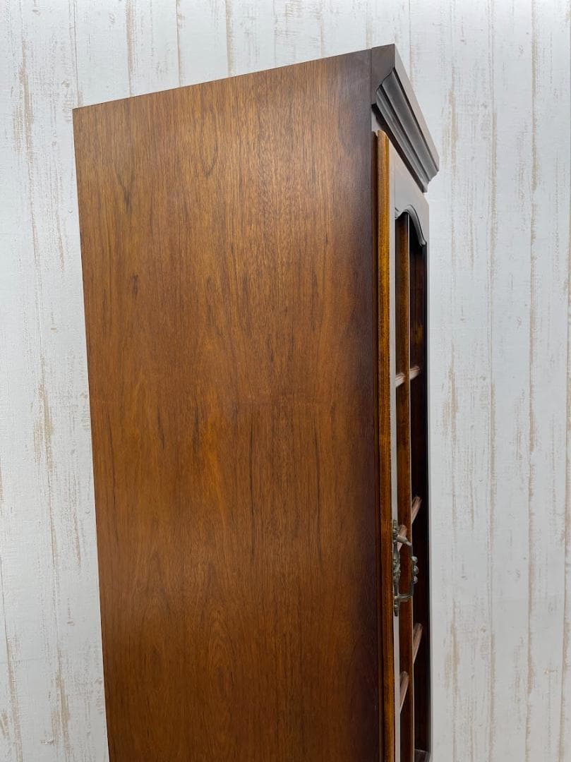 karimoku コロニアル スリムカップボード 右開き オールドカリモク