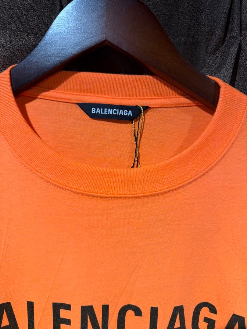 BALENCIAGA オレンジ 長袖カットソー