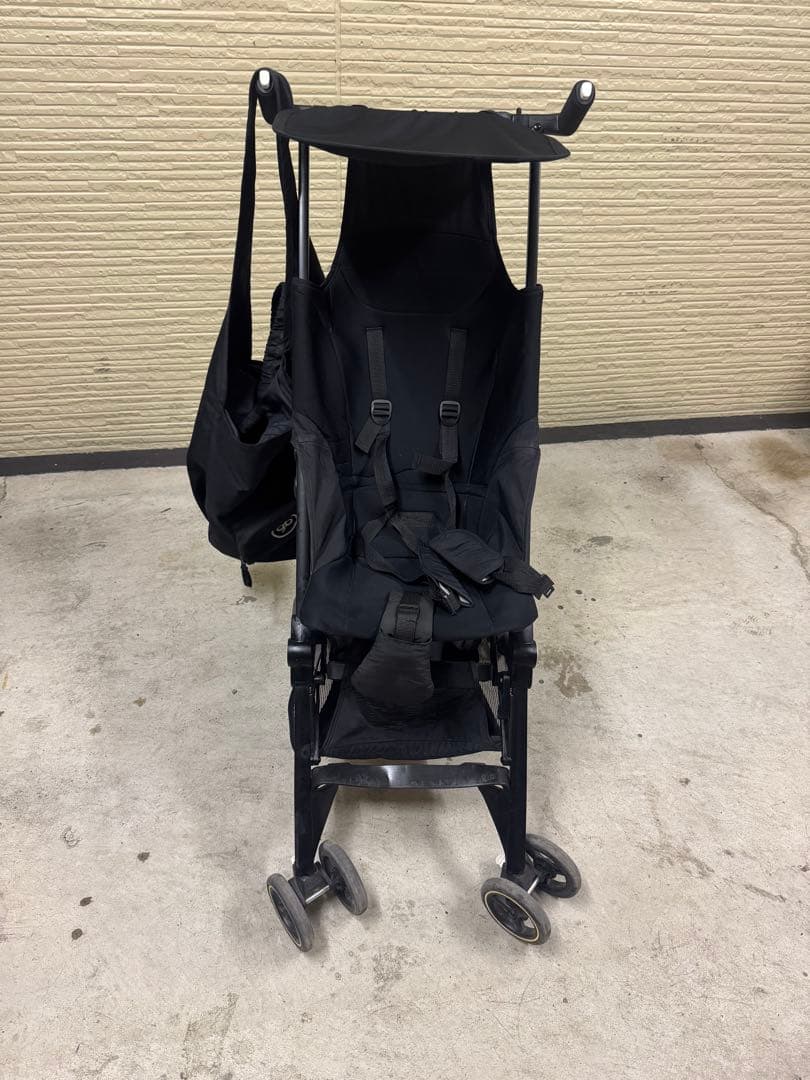ポキット/軽量折りたたみベビーカー/ブラック/専用袋/説明書付き