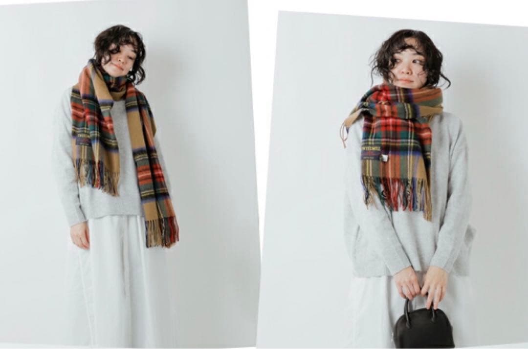 《本日限定お値下げ》TWEEDMILL 大判ピュアウールストール