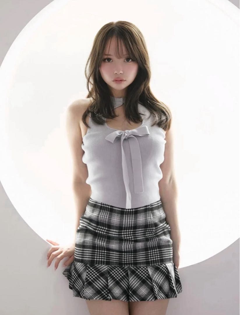 トップス andmary Alicia ribbon knit tops