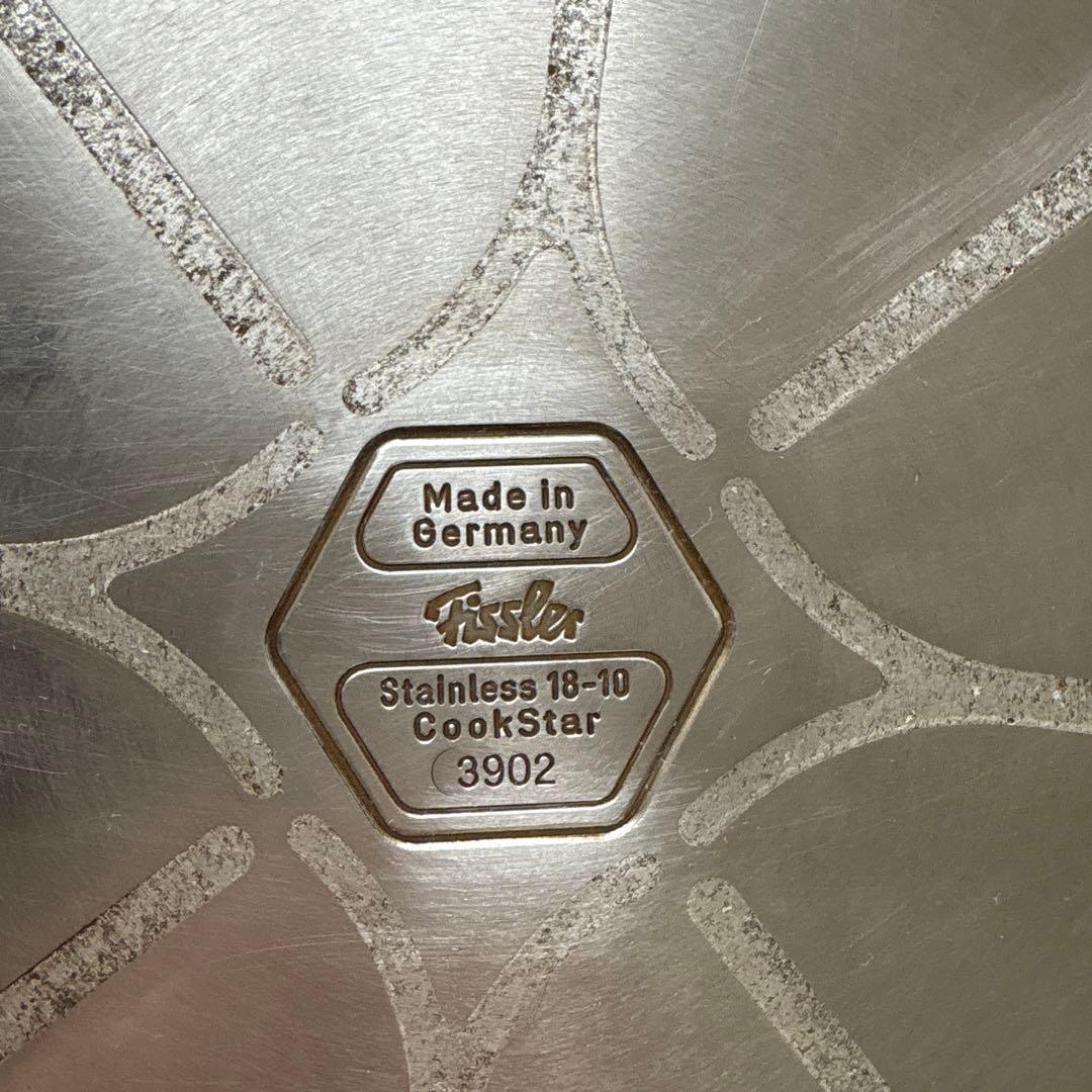 フィスラー／クックスター20cm深鍋・IH可・クレンザー(おまけです)