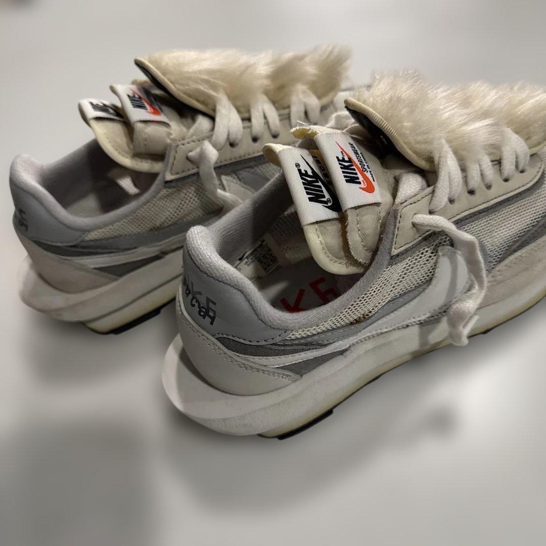 レア Sacai x Nike LD Waffle ファー付 24cm