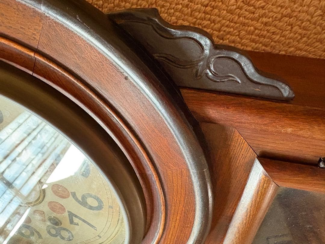 希少 ビンテージボンボン柱時計