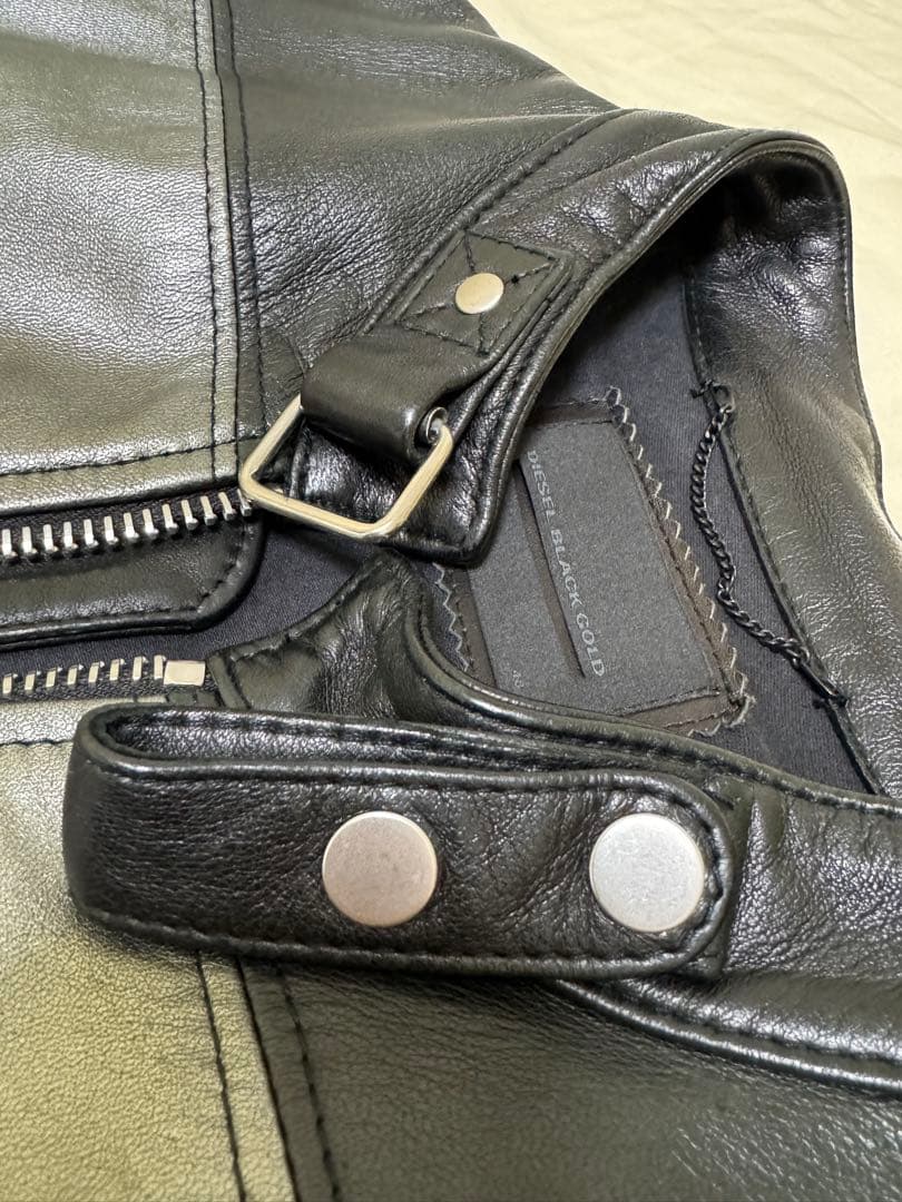 DIESELレザージャケット 40 羊革 未使用品