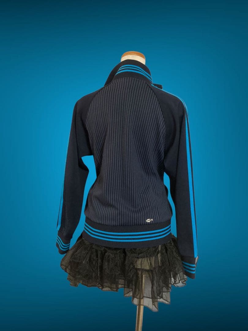 レアadidas3本線ストライプトラックジャケ平成ギャルy2kフェアリーグランジ