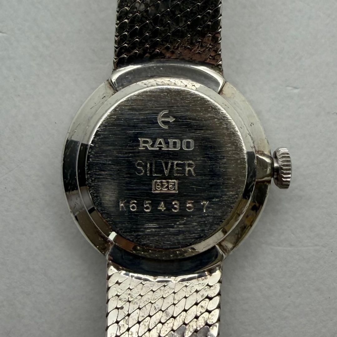 【稼働/silver925】ラドー コロニー 腕時計 ヴィンテージ 手巻き
