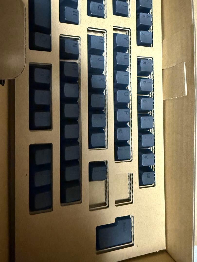 be様用HHKB 日本語雪　➕キーキャップ墨