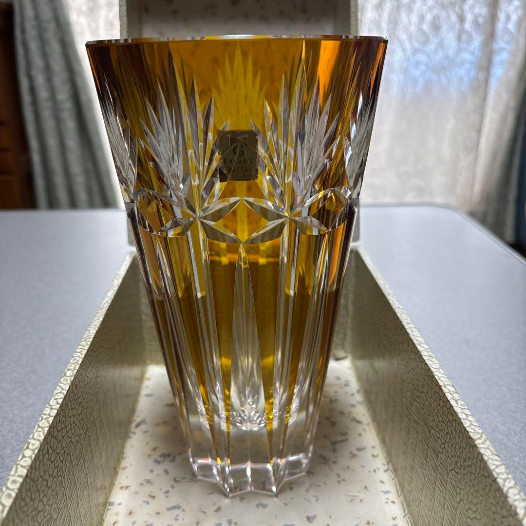 KAGAMI CRYSTAL GLASS 花瓶