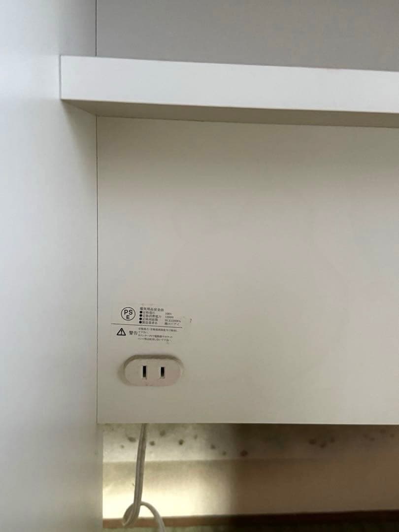 ホワイト ミラー付きドレッサー スツール付き