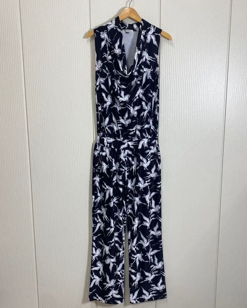 REGINA ROMANTICO ペガサス柄 ストレッチ オールインワン 夏