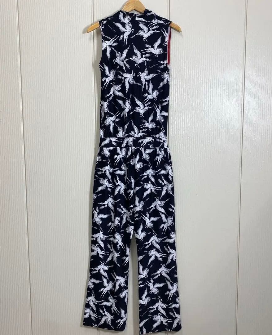 REGINA ROMANTICO ペガサス柄 ストレッチ オールインワン 夏