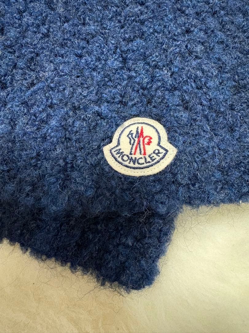 MONCLER ネイビー マフラー