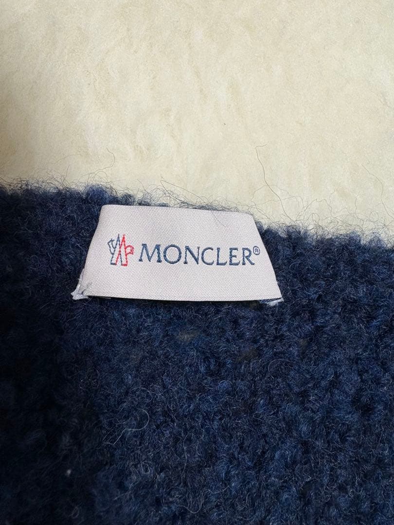 MONCLER ネイビー マフラー