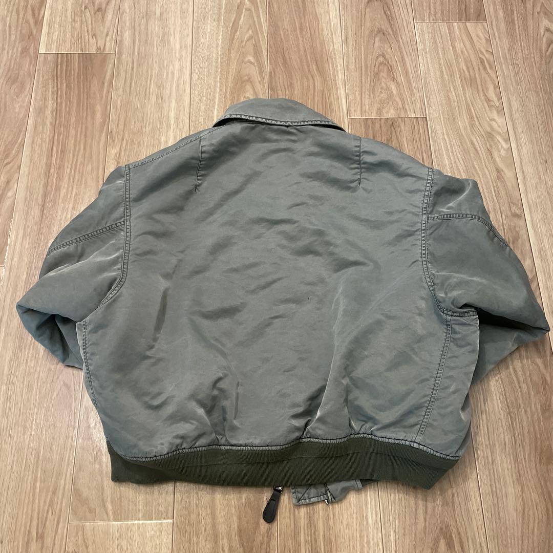 aaa Fidelity フライトジャケット カーキ Lサイズ