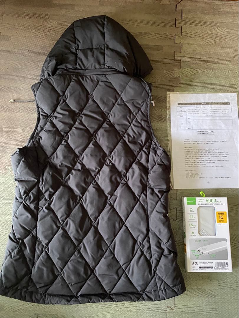 温熱ダウンベスト スピードウォーム（バッテリー付き） レディース用　MーL