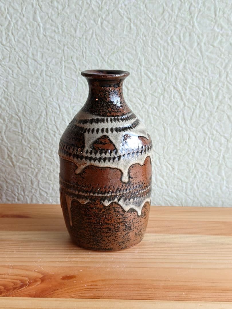 壺屋焼　徳利　やちむん　民藝　飛鉋