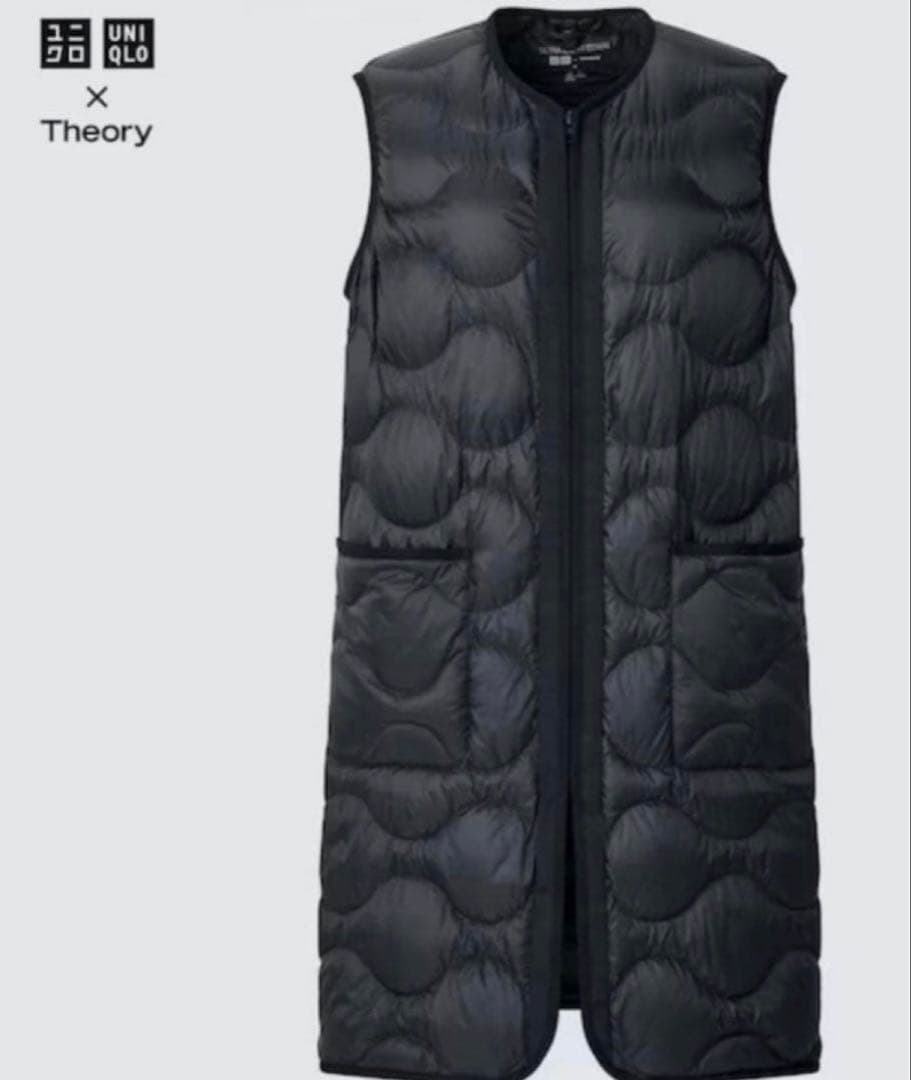 UNIQLO×Theory ウルトラライトダウン　ロングベスト　XXL