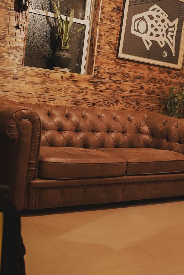 チェスターフィールド　ビンテージ　アンティーク　ソファ