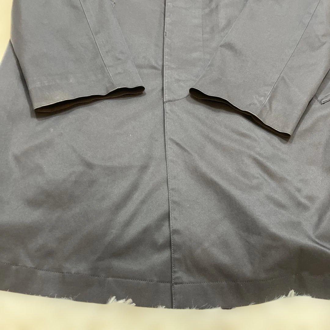 極美品 マッキントッシュ ステンカラーコートトロッター ライナー付き 紺色 M