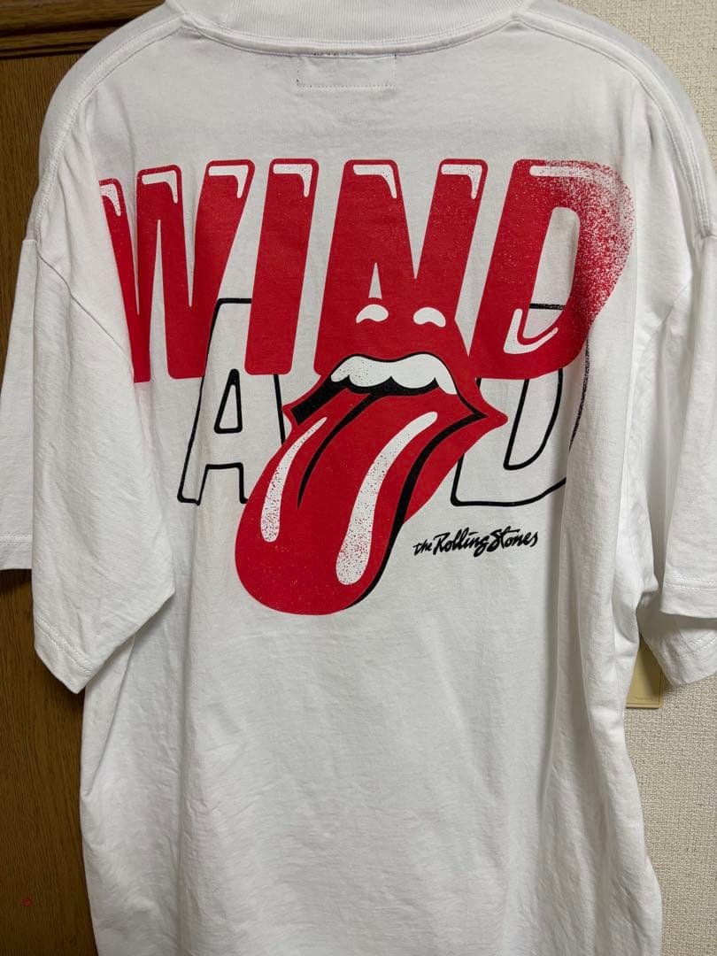 WIND AND SEA Sサイズ TシャツThe Rolling Stones