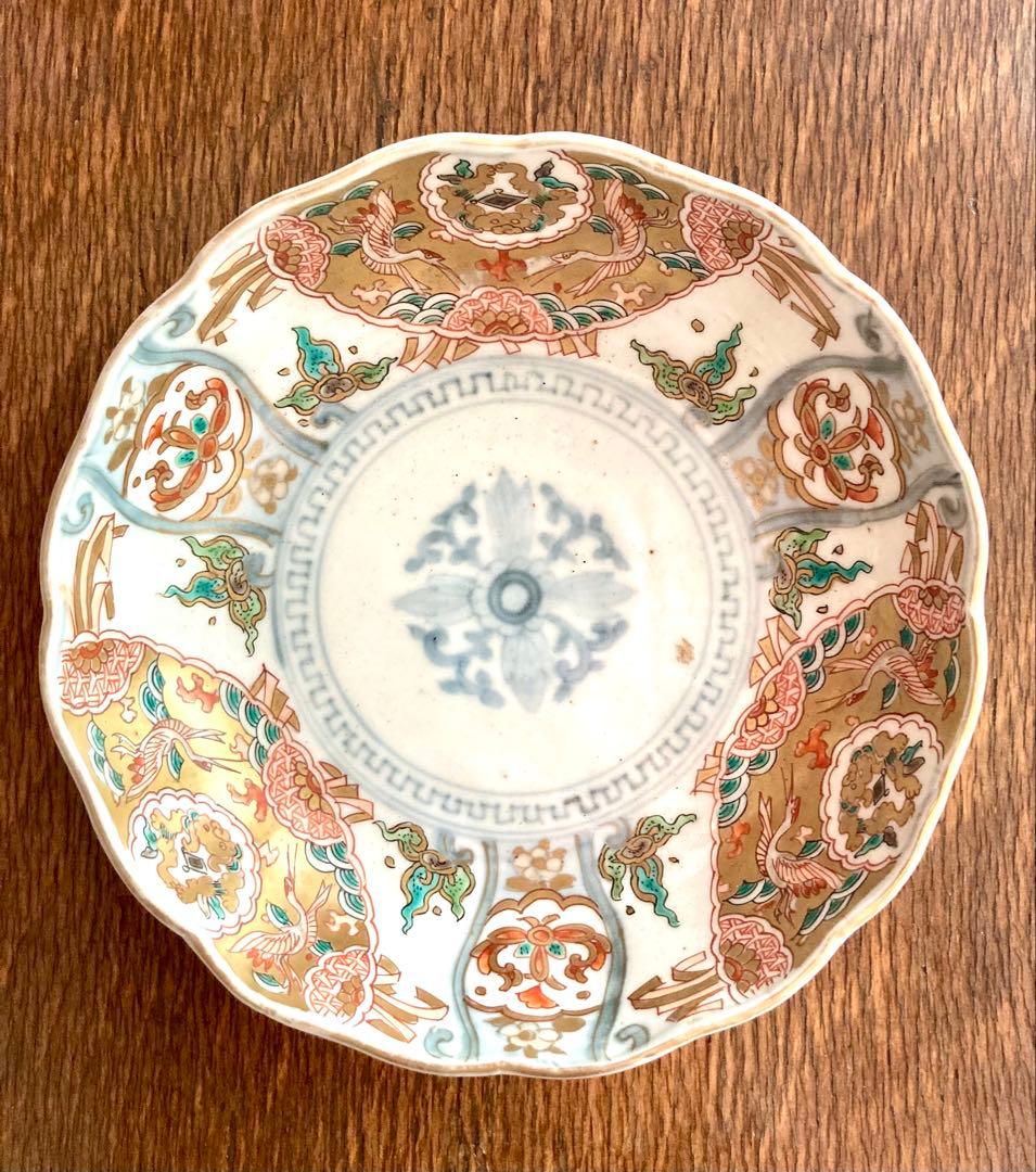 らーちゃん様5枚おまとめa 〜e 古伊万里　色絵　膾皿　なます皿　骨董