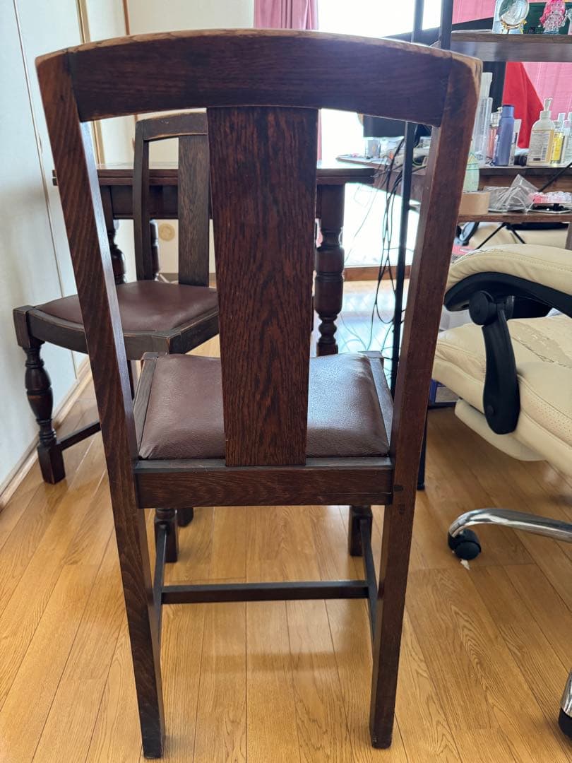 ③1脚/4脚 イギリス アンティーク 家具 ダイニング チェア 椅子