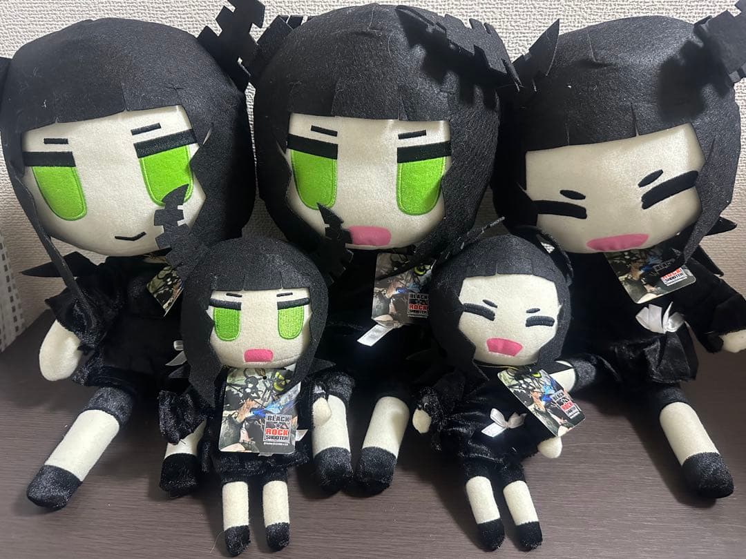 ブラック★ロックシューター　デッドマスター　ぬいぐるみ&マスコット　5体セット