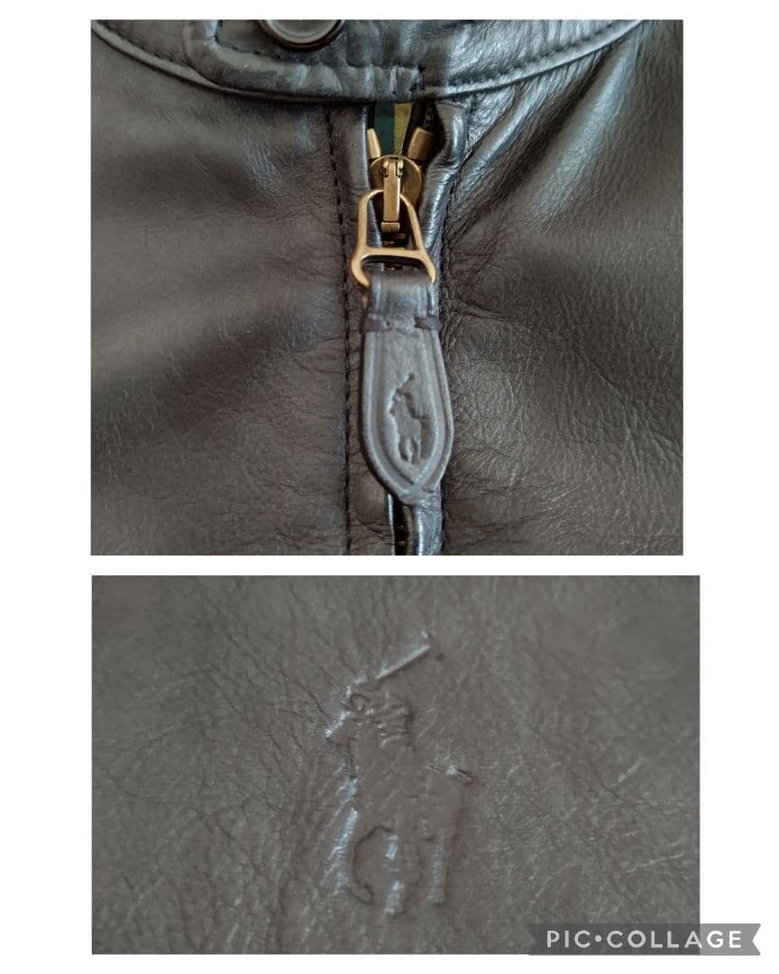 【未使用級◆現行】POLO RALPH LAUREN シングル レザージャケット