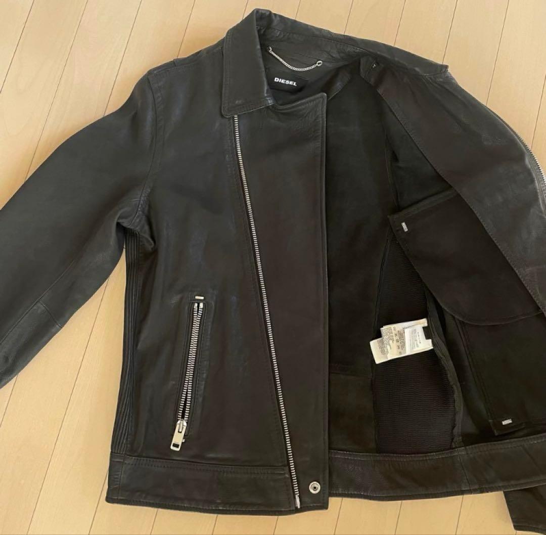 【ほぼ未使用品】激安特価中❣️❣️DIESEL/ディーゼル ライダースジャケット