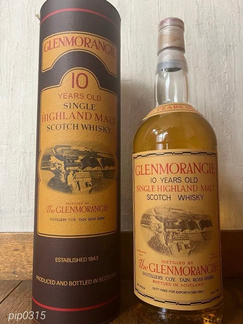 【終売品 貴重】グレンモーレンジ10年　旧久ラベル　大容量1000ml