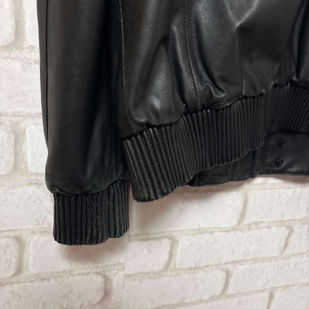 Paul Smith ラムレザージャケット　ririジップ　ハイネック アウター