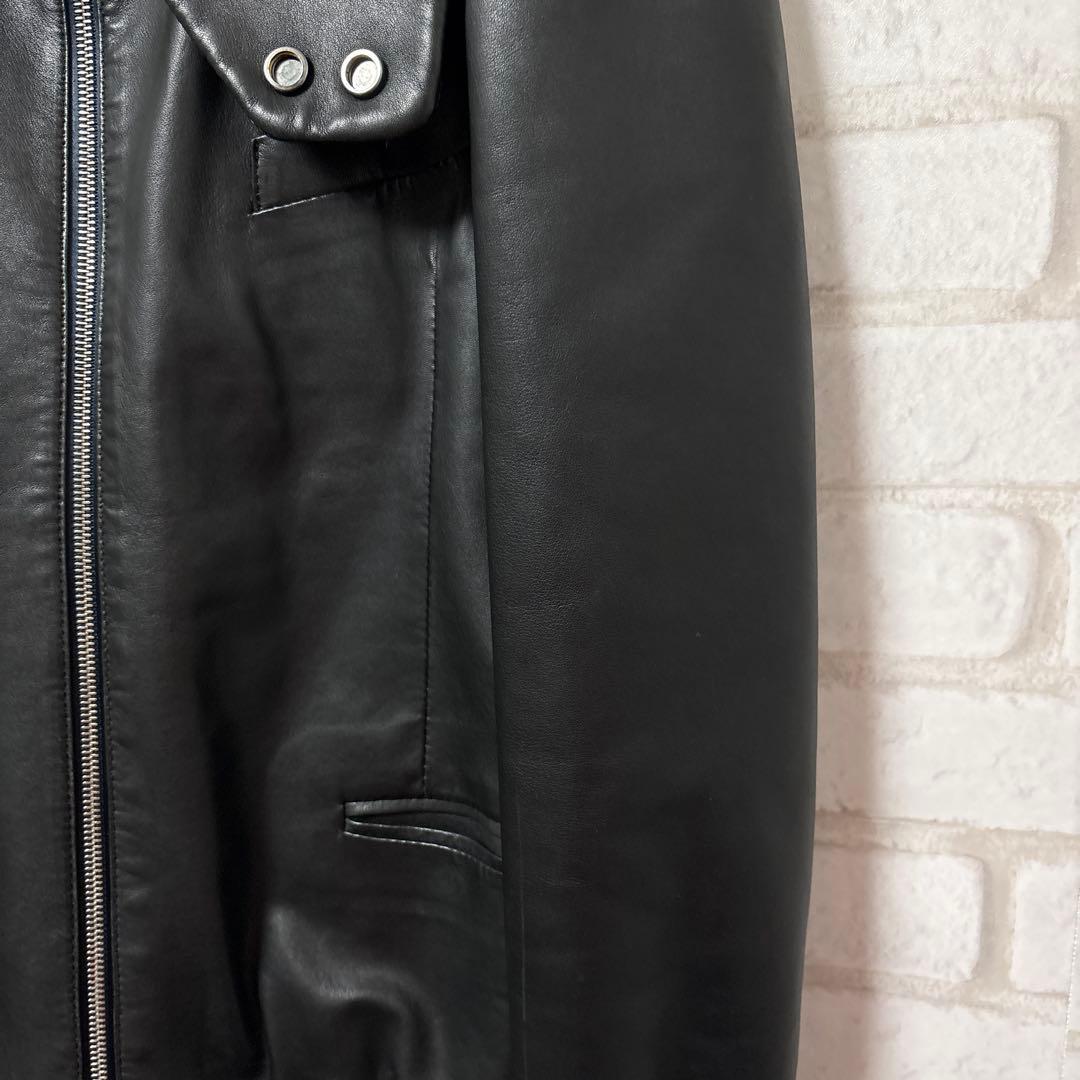 Paul Smith ラムレザージャケット　ririジップ　ハイネック アウター