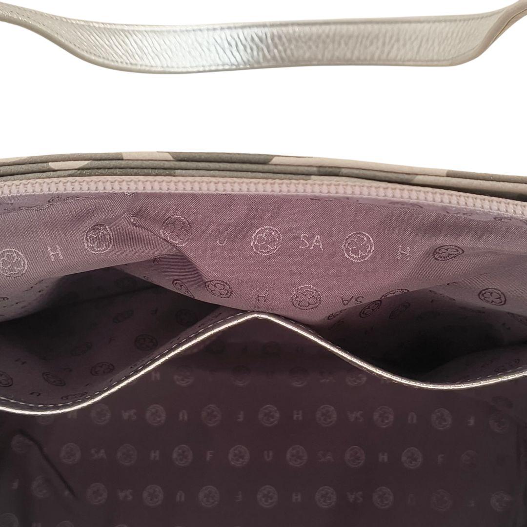 美品✨️サロンドアルファード トートバッグ ショルダー紐 2way グレー A4