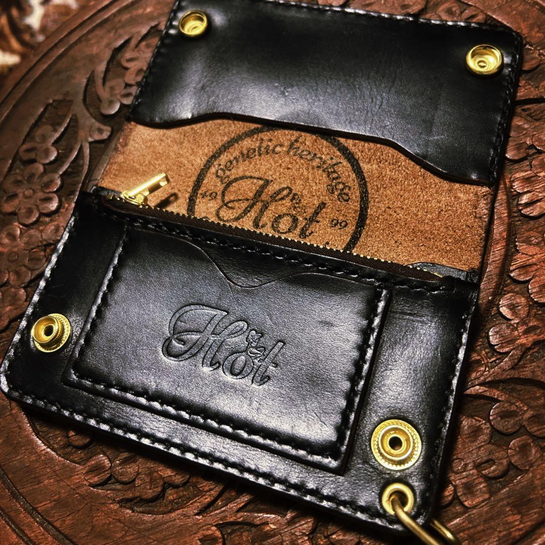 トラッカーウォレットミドル　クロムエクセル　Hotleather