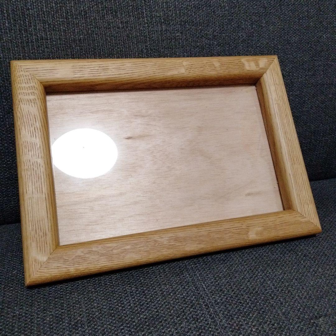 無垢材　ナラ　フォトフレーム(額縁)