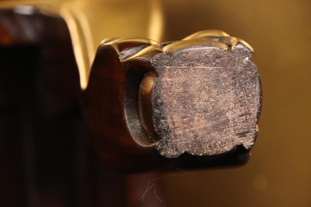 紫檀製　螺鈿細工　テーブル　文机　文台　花台　香炉台　幅88㎝　BE640